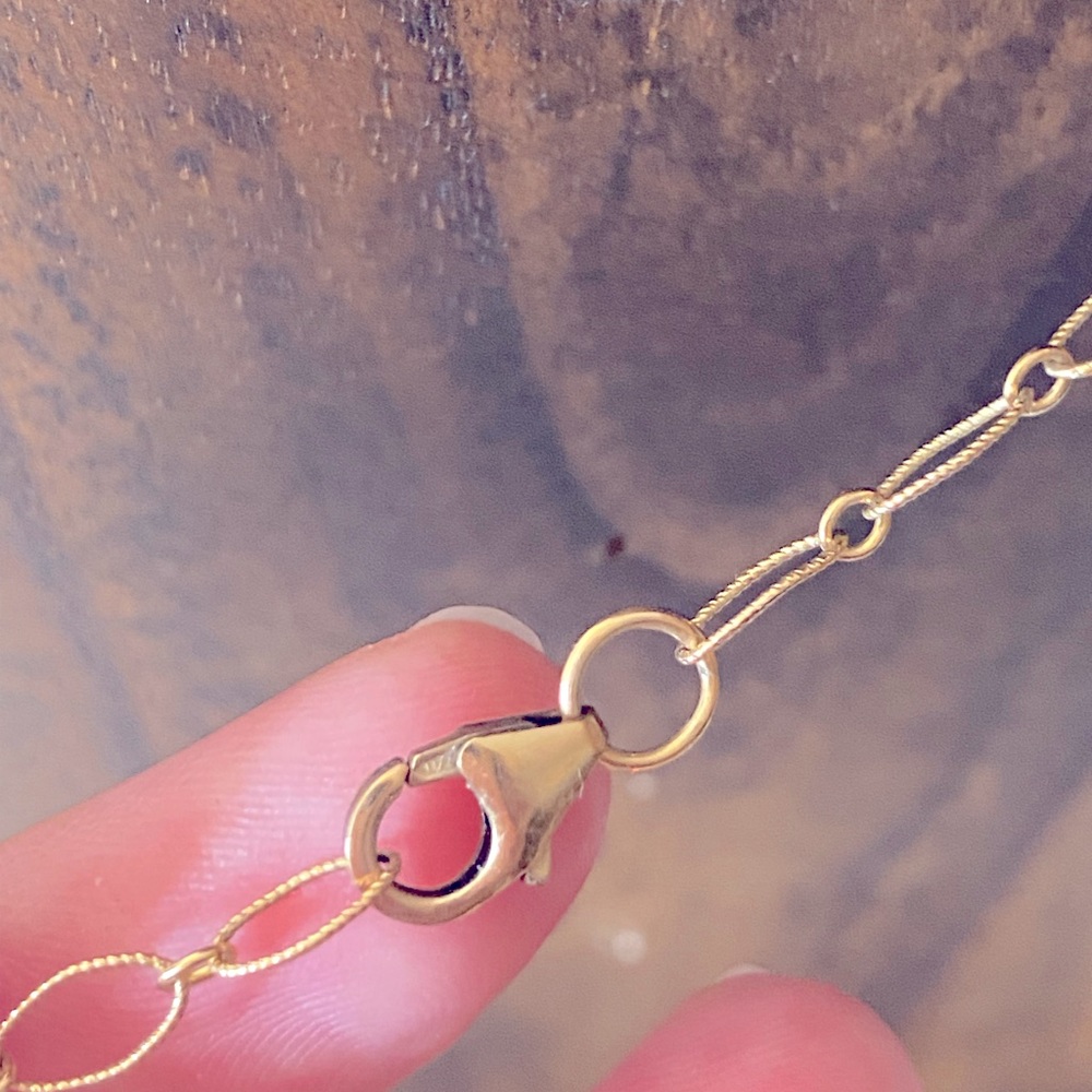 Gorgeous Sterling silver Gold Filled natural Turquoise stone pendant necklace. - Picture 3 of 7